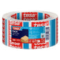 tesapack STRONG CRYSTAL CLEAR Packaging Tape, 66 m x 50 mm, transparent, with label