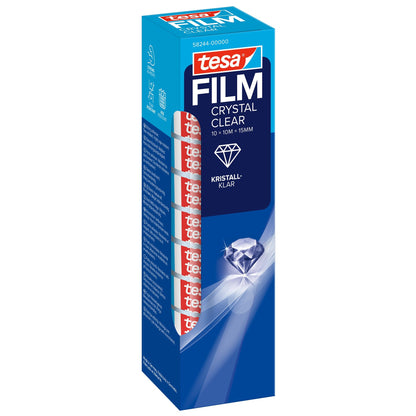 tesafilm CRYSTAL CLEAR, clear, 10 m x 15 mm, Item No. 58244-00000-01