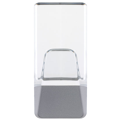 tesa Powerstrips Clear Hooks, LARGE, Matte Chrome