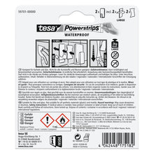 tesa Powerstrips Waterproof Haken WAVE, weiß