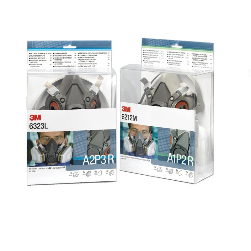 Sraith leath masc cosanta riospráide 3M™