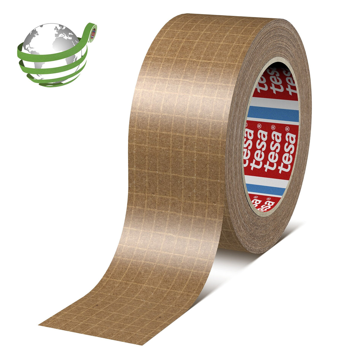 tesa 60013 Reinforced Paper Adhesive Tape, 25 m x 50 mm, chamois