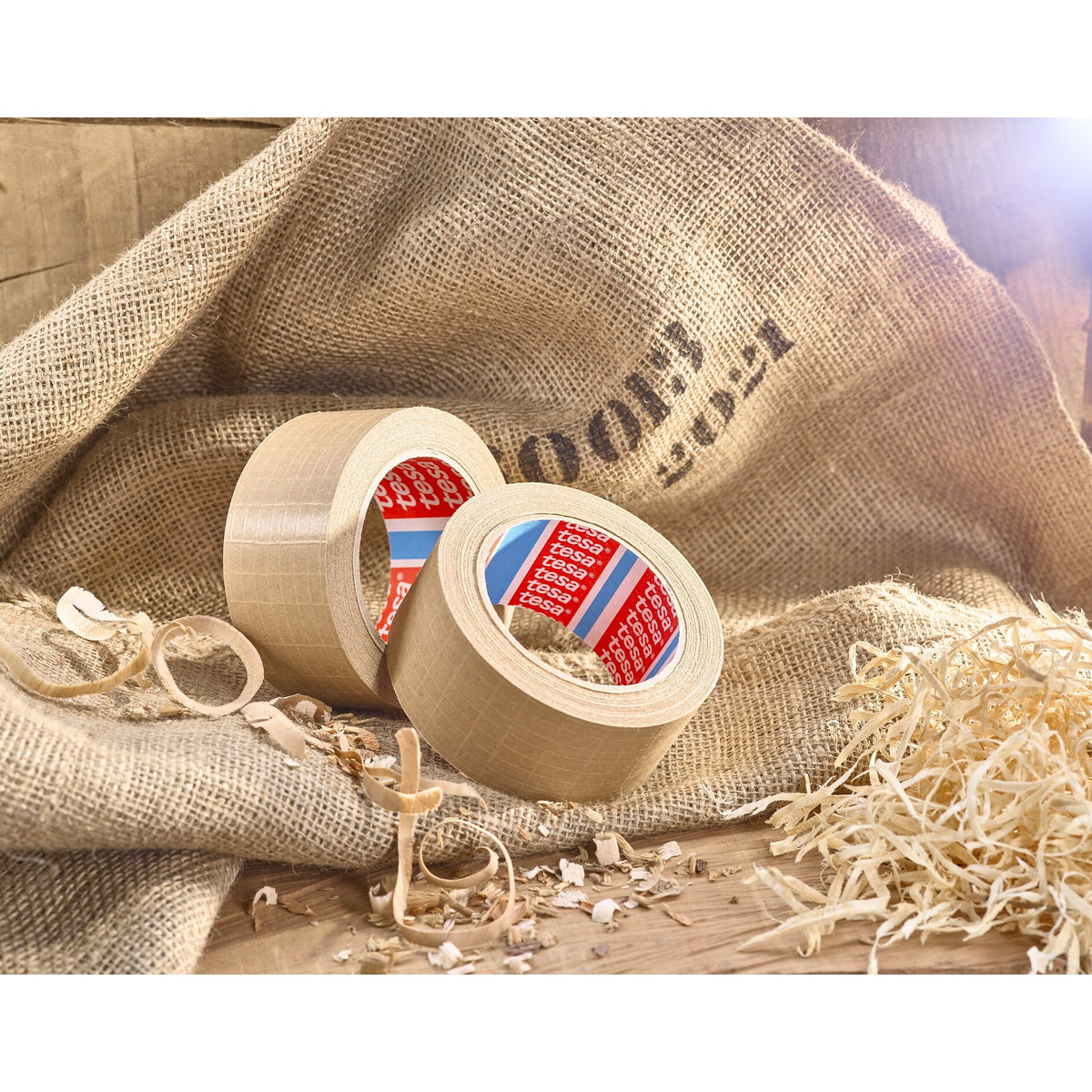 tesa 60013 Reinforced Paper Adhesive Tape, 25 m x 50 mm, chamois – Applications