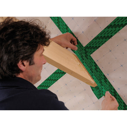 tesa Professional 60077 Vapor Barrier Tape, 25 m x 50 mm, green – Applications