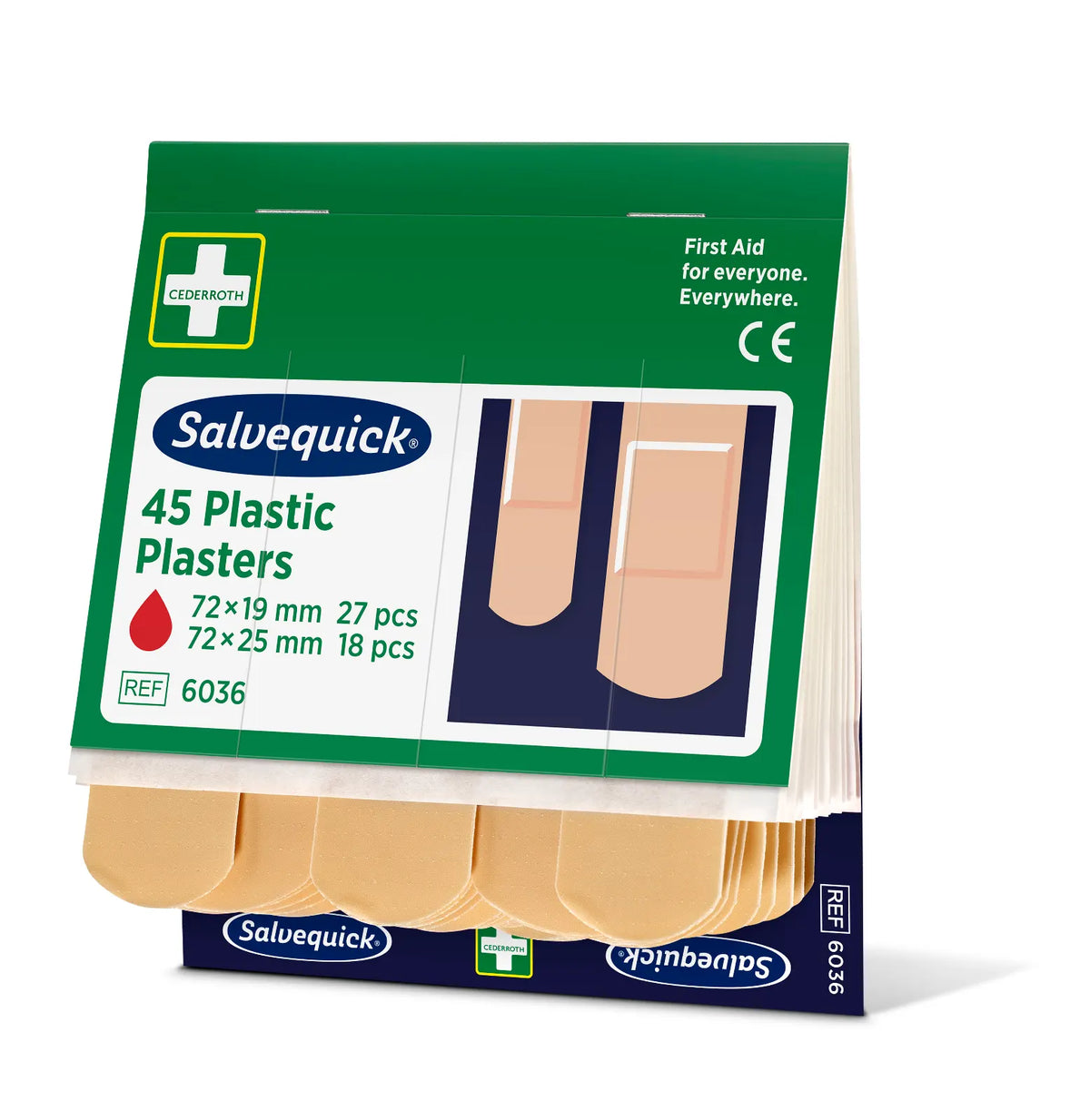 Plastic Bandages, 45 per refill | Package (45 pieces)