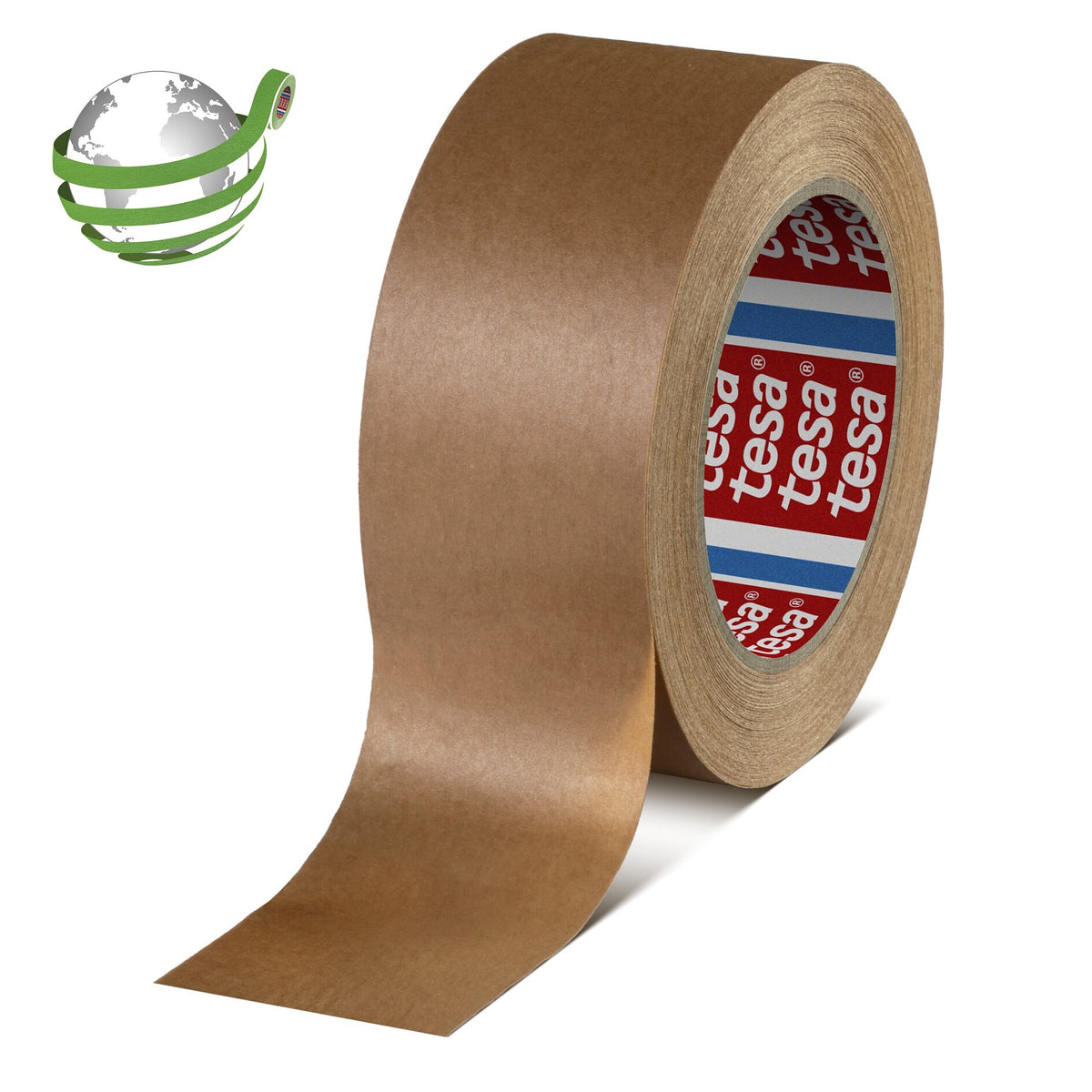 tesa 60408 Bio-based Packaging Tape, 50 m x 50 mm, brown