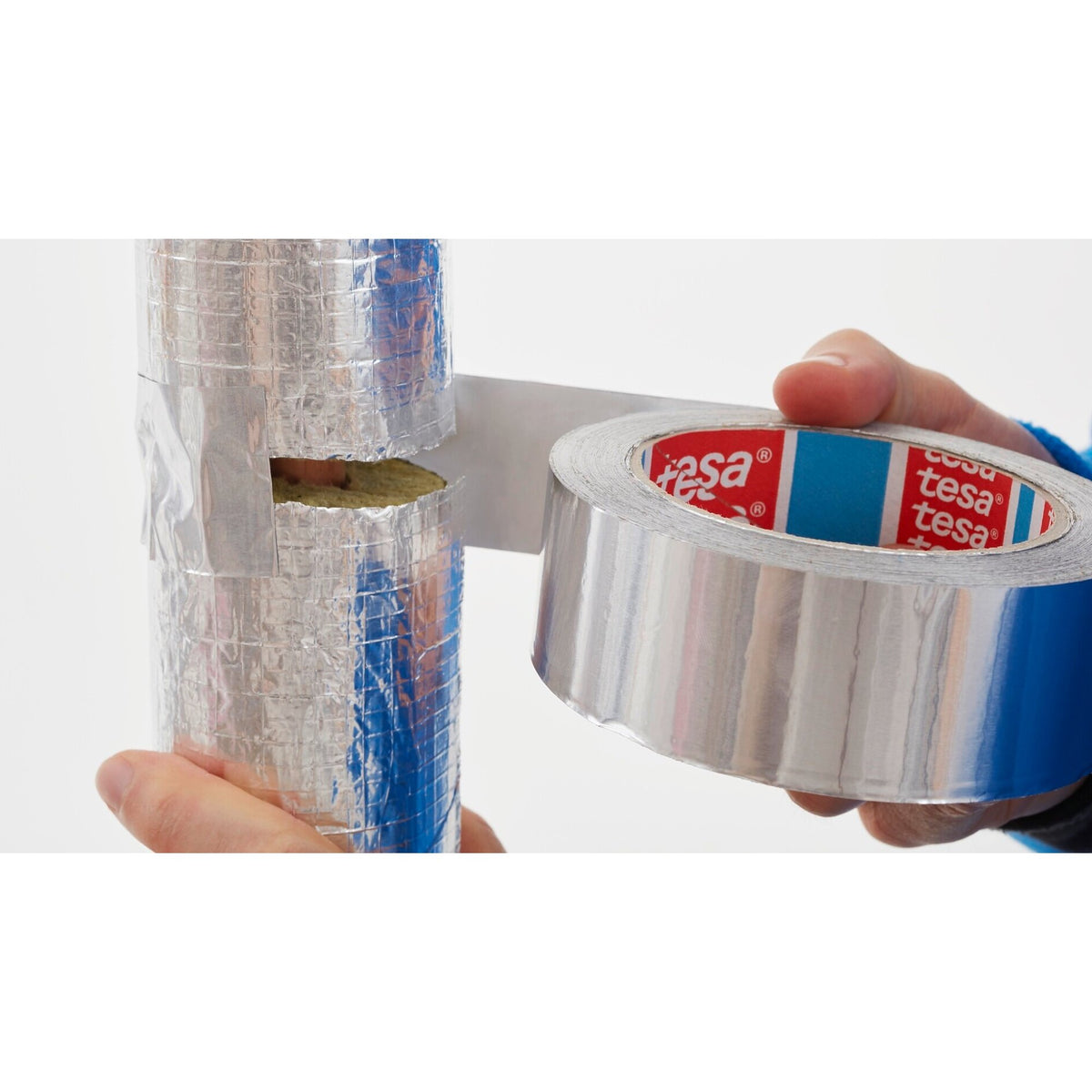 tesa 60670 Aluminum Adhesive Tape, 50 m x 50 mm, Matte Silver – Applications