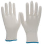NITRAS knitted gloves, white