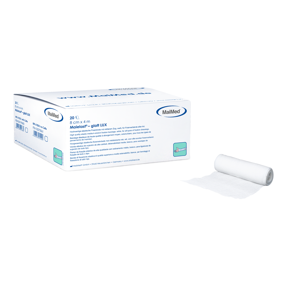 Maielast-smooth LUX Cello elastic fixing bandages, 20 pieces/box