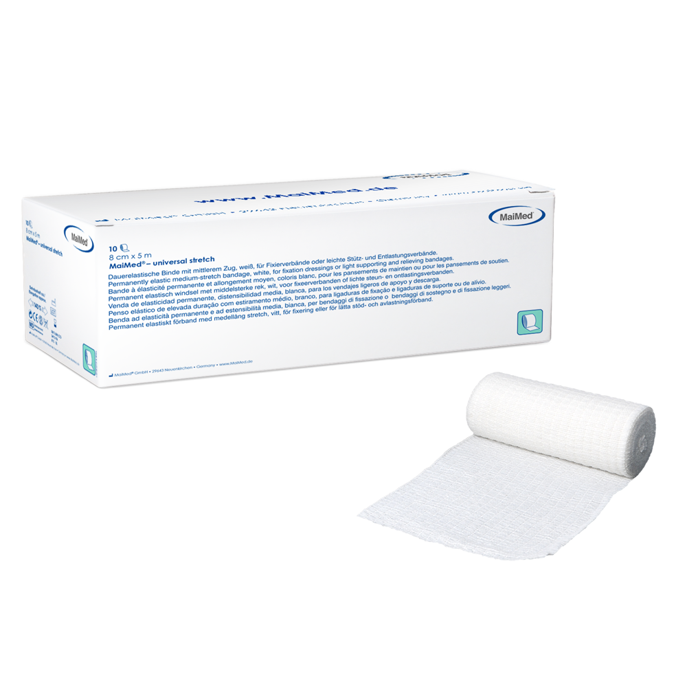MaiMed-universal stretch, without cello Permanently elastic bandage, 10 pieces/box