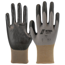 NITRAS assembly gloves, gray / black