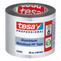 tesa 63600 Aluminum-Coated PP Adhesive Tape, 30 m x 50 mm, aluminum-white, small core