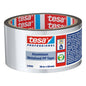 tesa 63600 Aluminum-Coated PP Adhesive Tape, 30 m x 50 mm, aluminum-white