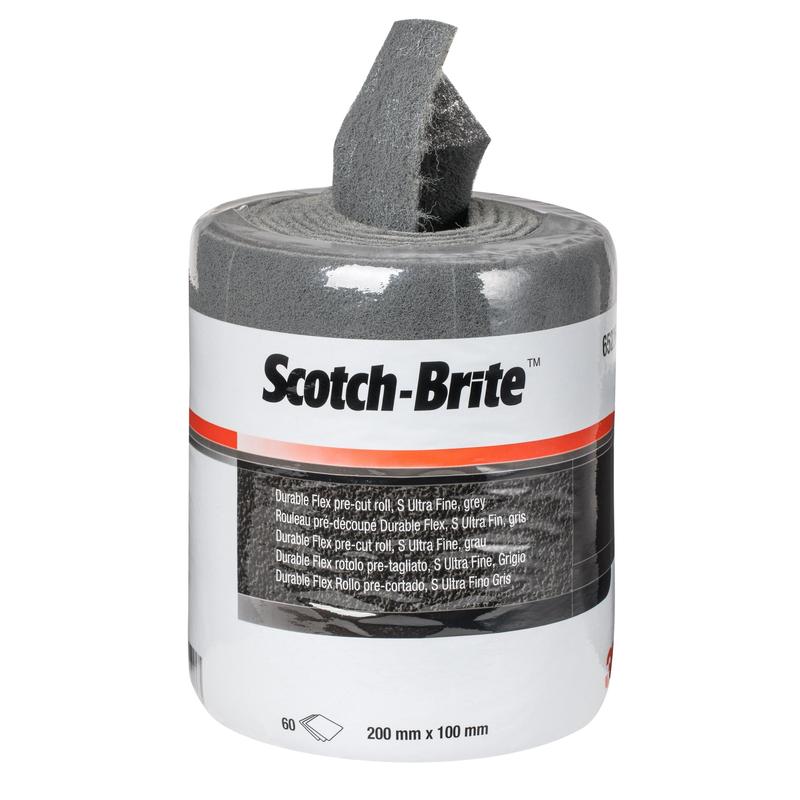 Scotch-Brite™ Durable Flex non-woven roll DF-RL, 100 mm x 10 m, SiC UFN | Pack (1 roll)