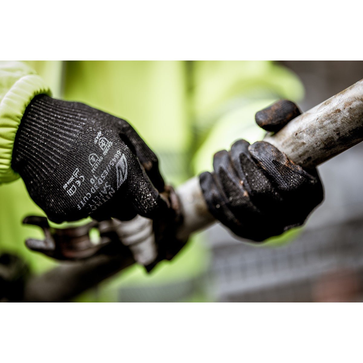 NITRAS ESD 3D CUT F, cut protection gloves, black