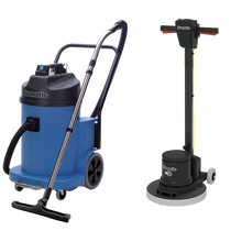 Meaisín diosca aonair numatic HFM1515R / ESM leagtha 2B le folúsghlantóir uisce WV900-2 agus PadLoc Trei | Pacáiste (1 phíosa)