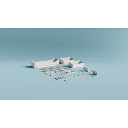 tesa Telescopic Side Pull-Out for the Kitchen, White – Application