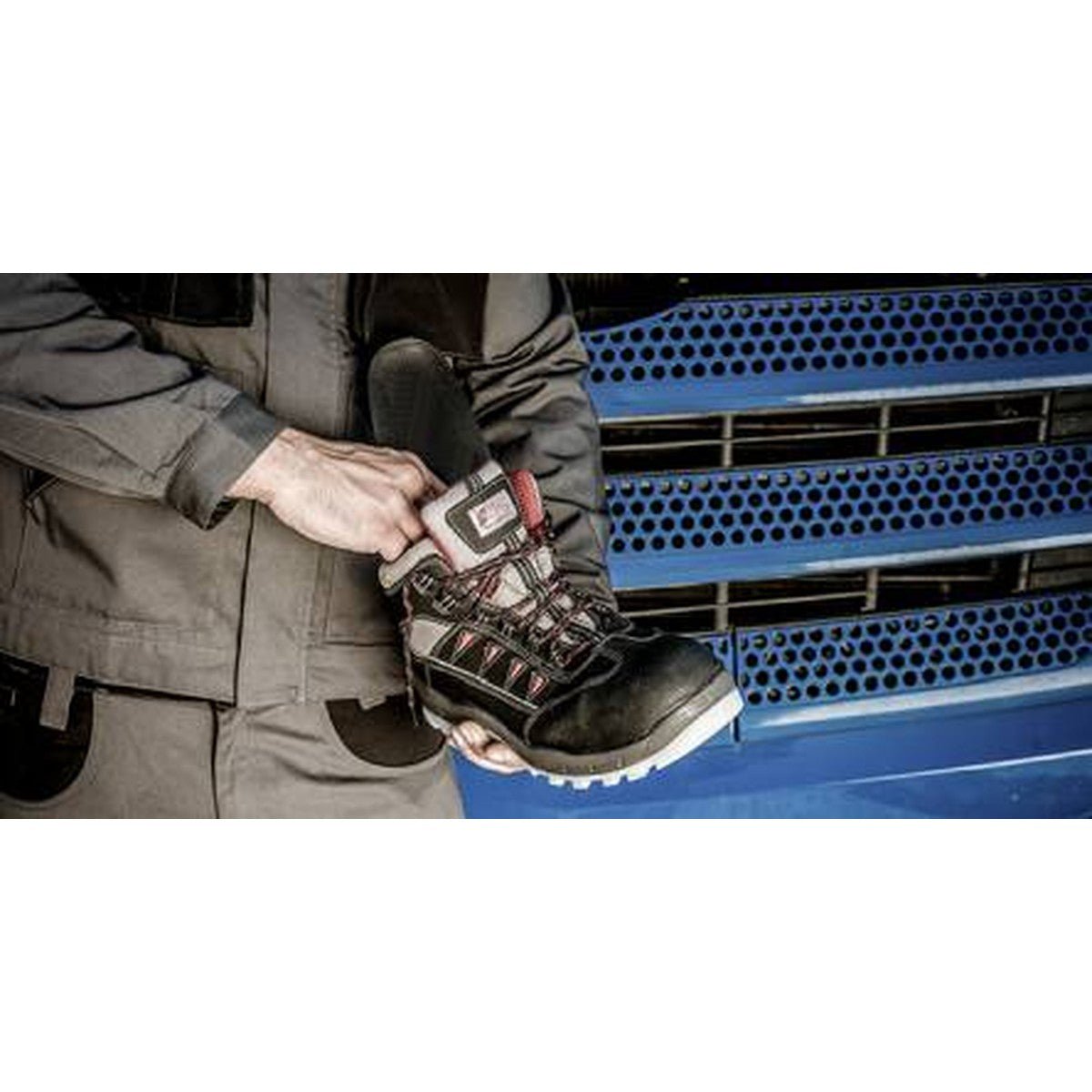 NITRAS ERGO STEP HIGH, semi-orthopedic insole, black / yellow