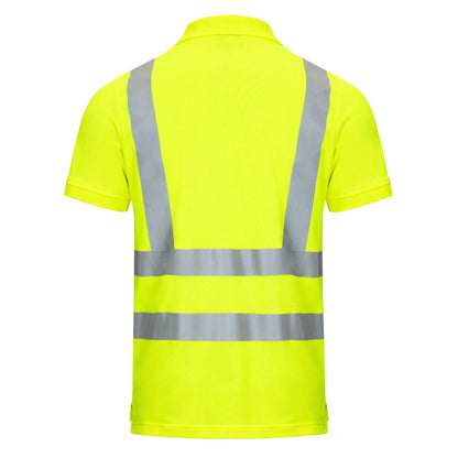 NITRAS MOTION TEX VIZ, high visibility polo shirt