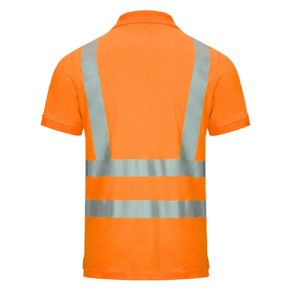 NITRAS MOTION TEX VIZ, high visibility polo shirt