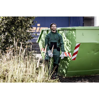 NITRAS MOTION TEX PLUS, dungarees, green / black