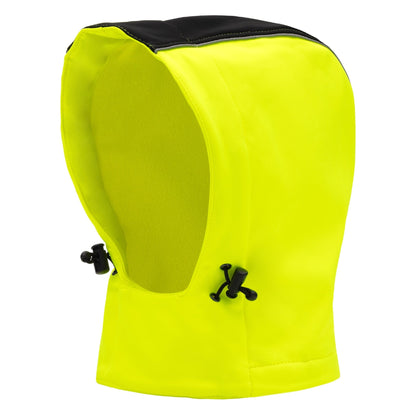 NITRAS removable hood, neon yellow / black, OEKO-TEX polyester: 100% | Pack (1 piece)