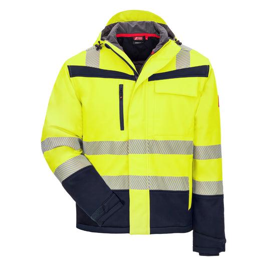 NITRAS MOTION TEX VIZ PLUS, winter high-visibility softshell jacket