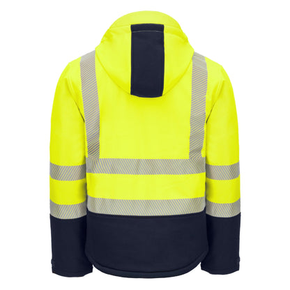 NITRAS MOTION TEX VIZ PLUS, winter high-visibility softshell jacket