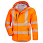 NITRAS MOTION TEX VIZ PLUS, high-visibility rain jacket