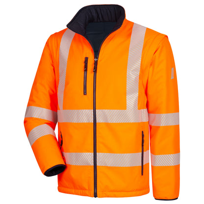 NITRAS MOTION TEX VIZ PLUS, high-visibility multifunctional jacket