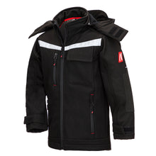 NITRAS MOTION TEX KIDS, softshell jacket, black