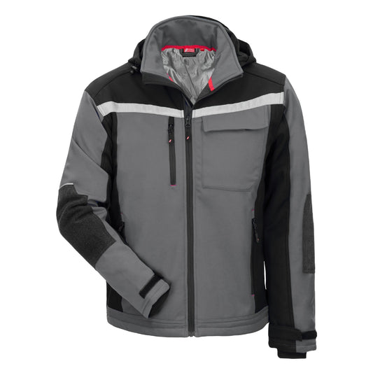 NITRAS MOTION TEX PLUS, softshell jacket, gray / black