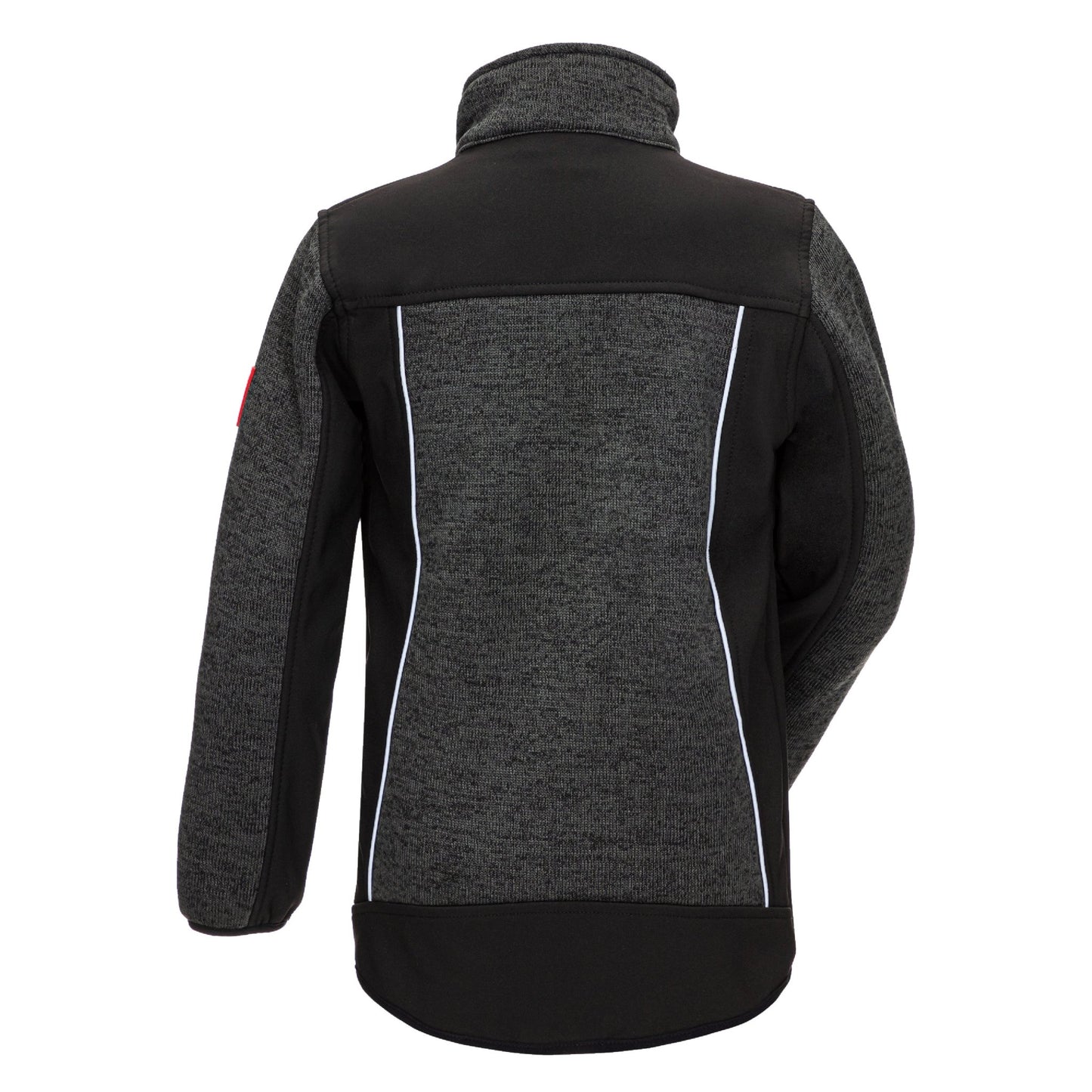 NITRAS MOTION TEX KIDS, knitted softshell jacket, black