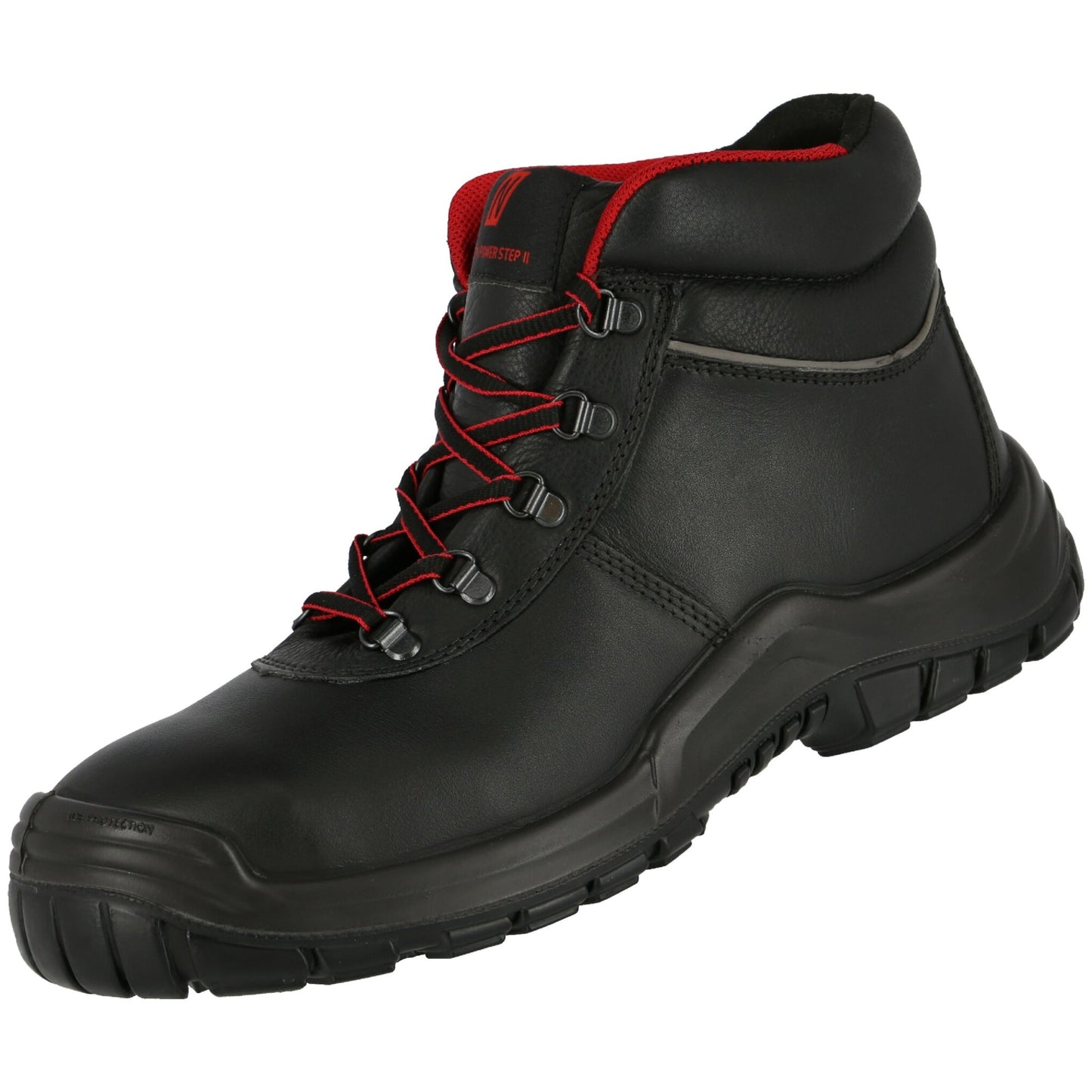 NITRAS POWER STEP MID, S3 HI HRO safety boots, mid-height, black