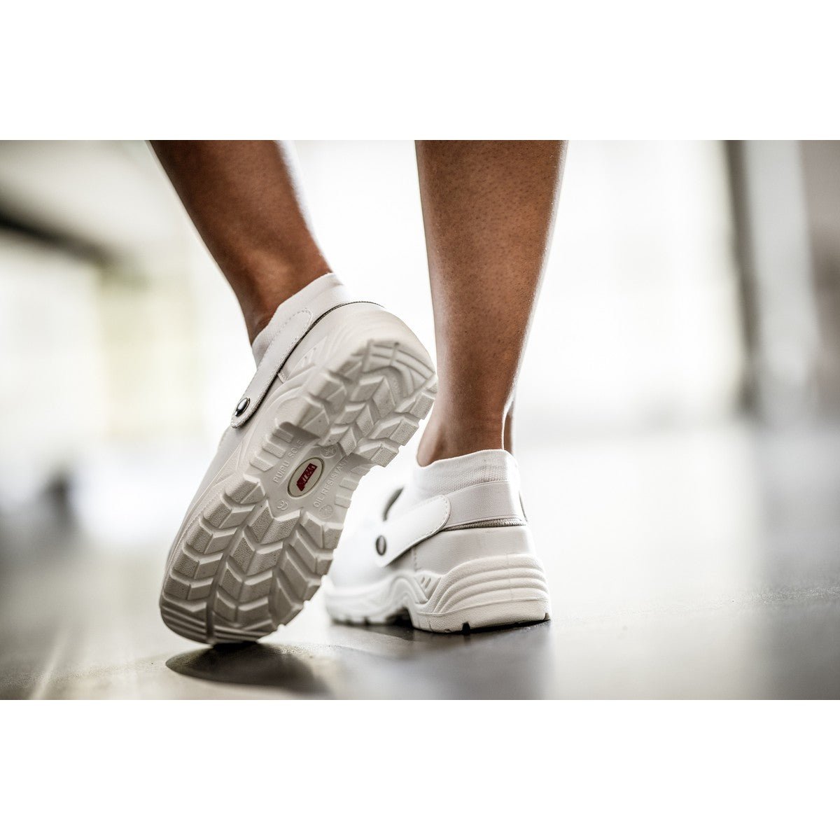 NITRAS CLEAN STEP CL, SB safety clogs, white