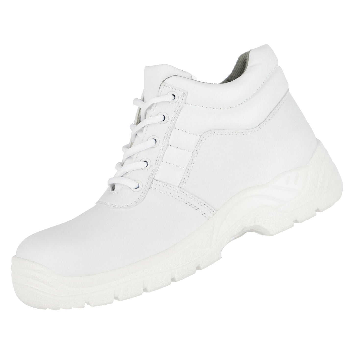 NITRAS CLEAN STEP MID, S2 safety boots, mid-height, white