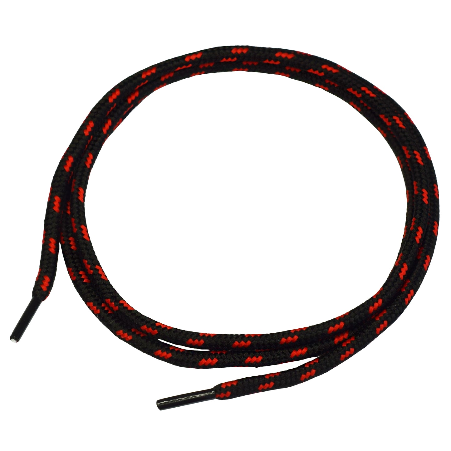 NITRAS shoelaces, black / red | Pack (1 pair)