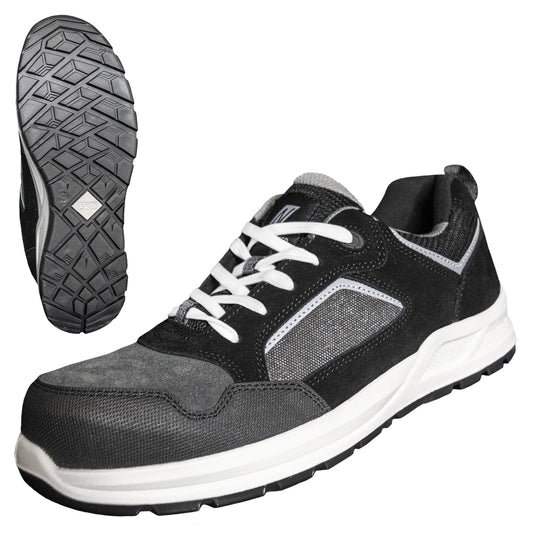 NITRAS CLASSIC STEP, S1P safety shoes, gray / black