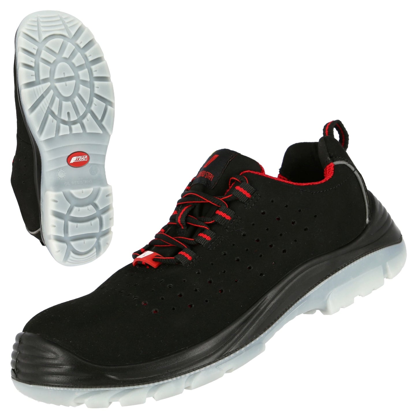 NITRAS MICRO STEP, S1P safety shoes, black