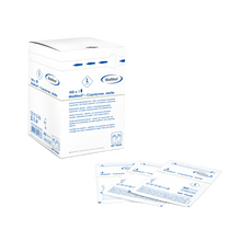 Copolymer maiMed steiriúla, lámhainní indiúscartha