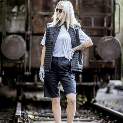 NITRAS MOTION TEX LIGHT, work trousers, short, black