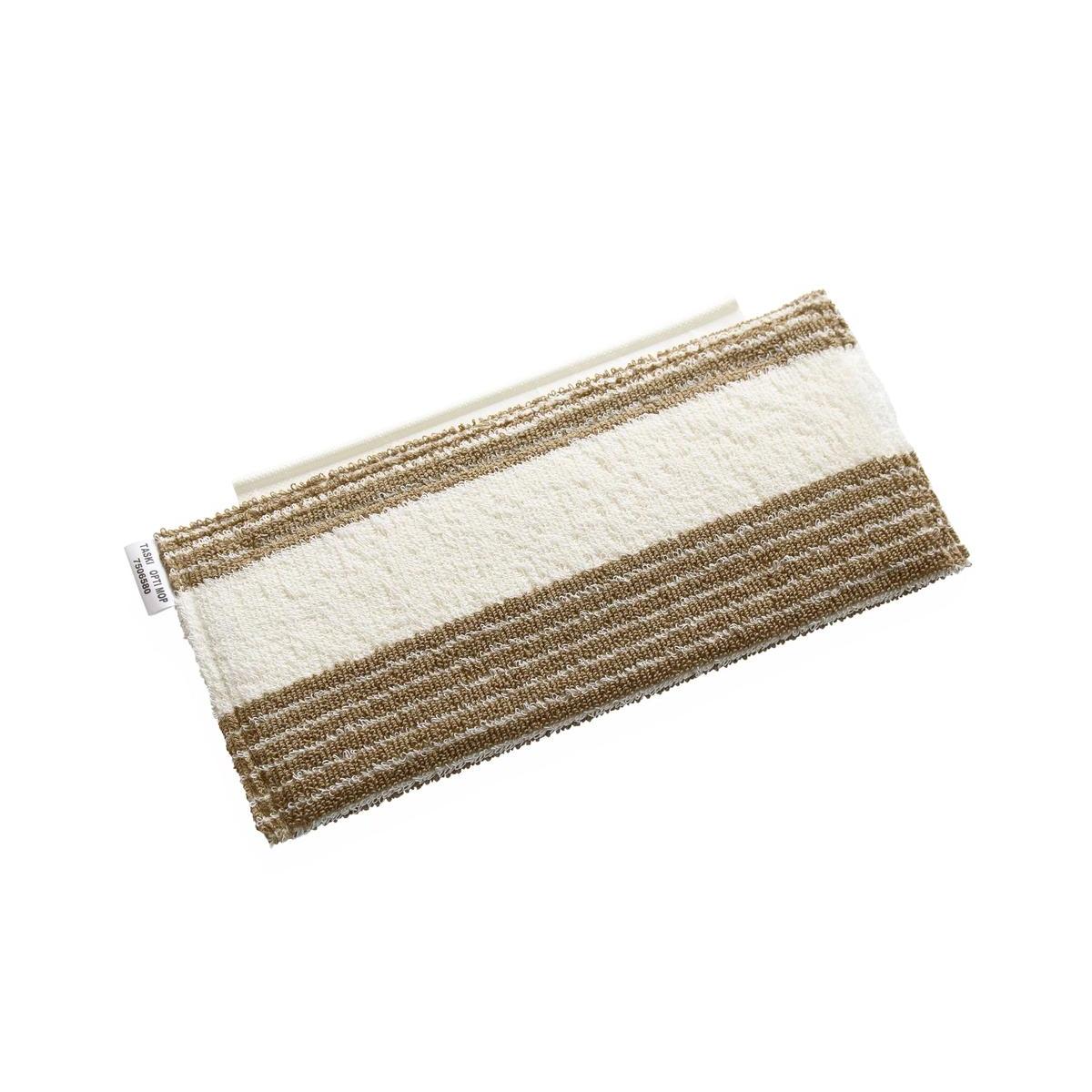 The TASKI Opti Mop 30 microfiber cloth from Diversey Deutschland GmbH & Co. OHG, washable up to 95°C, optimizes the cleaning effect - ideal for professionals. Packaging: carton with 2 packs.