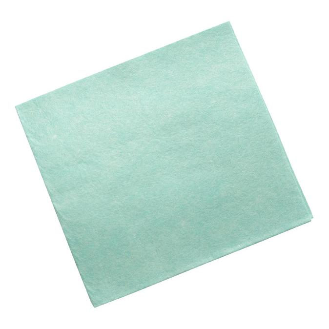 Tá éadach dromchla TASKI Allegro Light amháin ó Diversey Deutschland GmbH & Co. OHG scaipthe go cothrom ar chúlra bán agus feictear é go héadrom ó uachtar.