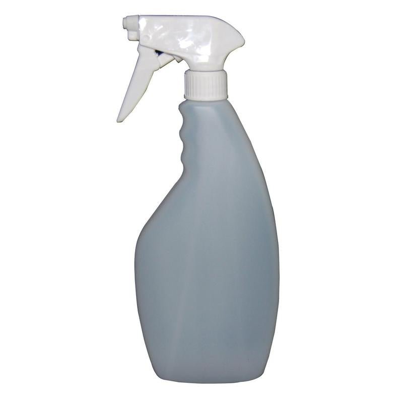 A neutral 0.75 L foam spray bottle from Diversey Deutschland GmbH & Co. OHG with a foam spray head is depicted upright on a white background, perfect for cleaning tasks. Sold in a box (pack of 6).
