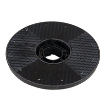 A black, round guide plate harpoon handle (33 cm) from Diversey Deutschland GmbH & Co. OHG for swingo 1650 is depicted on a white background; it is used with cleaning and polishing pads (1-pack).