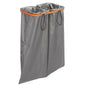 The TASKI large laundry bag (36 l) from Diversey Deutschland GmbH & Co. OHG features two compartments, an orange border, and four black handles - ideal for professional cleaning staff. Requires cloth box holder 7517270 or 7517371. Package: 1 piece.