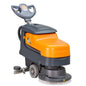 The TASKI swingo 455 E from Diversey is an extremely compact and maneuverable scrubber-dryer for small and obstructed areas - ideal for efficient cleaning, with a practical steering wheel, large brush, and mobile wheels. Package: 1 piece.