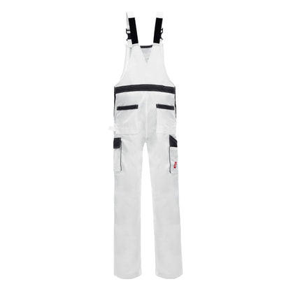 NNITRAS MOTION TEX LIGHT, dungarees, white / gray