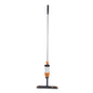The TASKI VersaPlus 2.0 spray mop device 40cm from Diversey Germany features a silver handle, orange pump, Velcro holder, and pressure bottle for efficient cleaning and versatile use (1 piece).