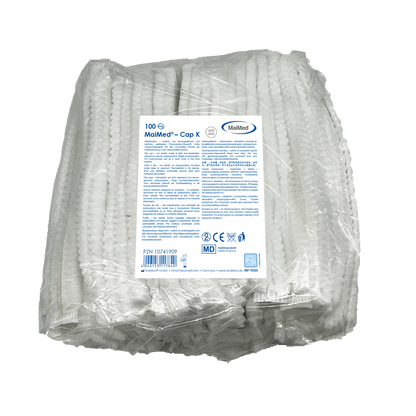 MaiMed-Cap K, caipín gearrthóg déanta as PP, 100 píosa/mála